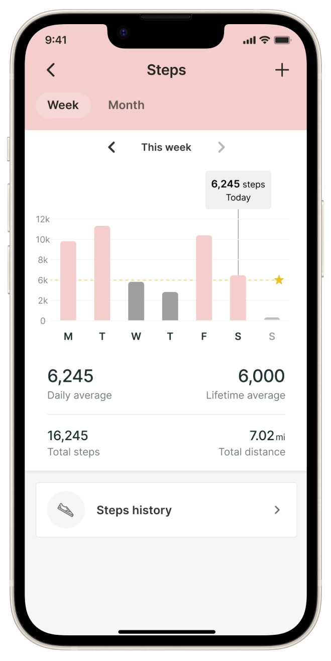 Pitalifts app nutrition tracking