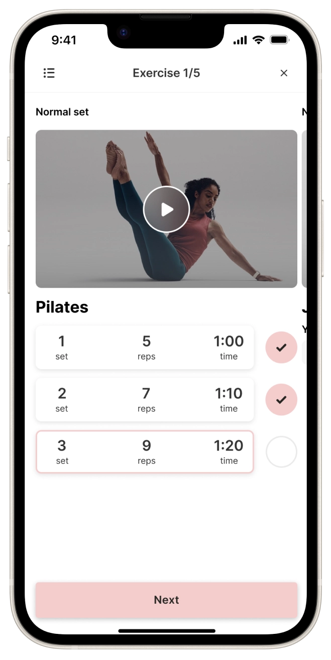 Pitalifts app workout
